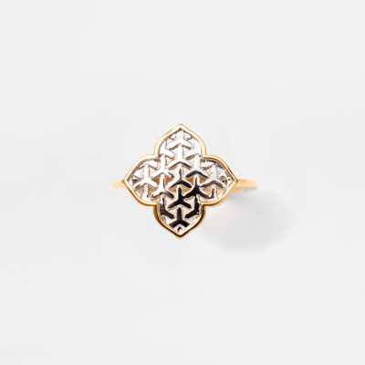 Arabesque Single Ring in 18K Gold