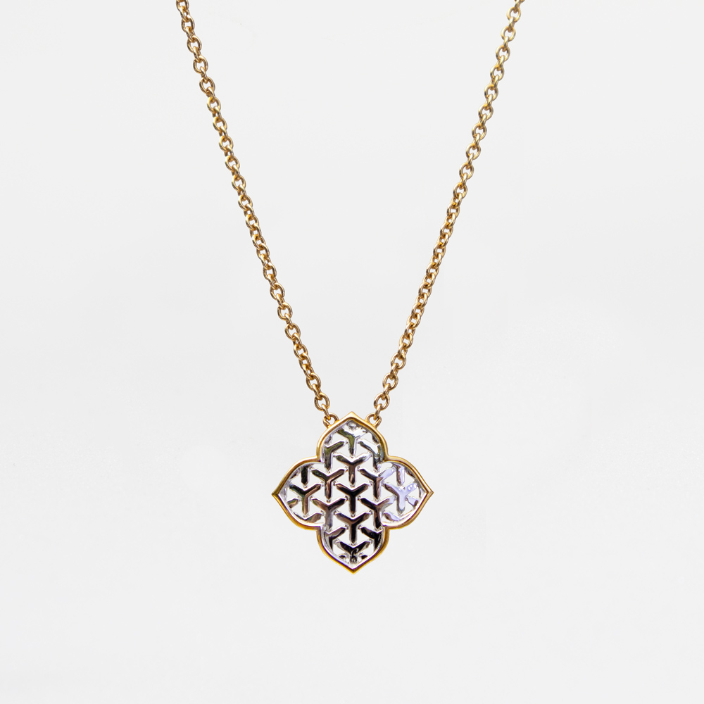 Arabesque Single Necklace in 18K Gold